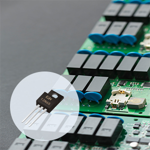 GK TO-220 MOSFETs on a power board